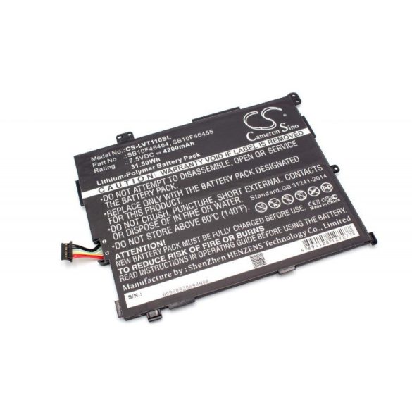 Lenovo Thinkpad 10 20E3 20E4 4200mAh utángyártott akkumulátor