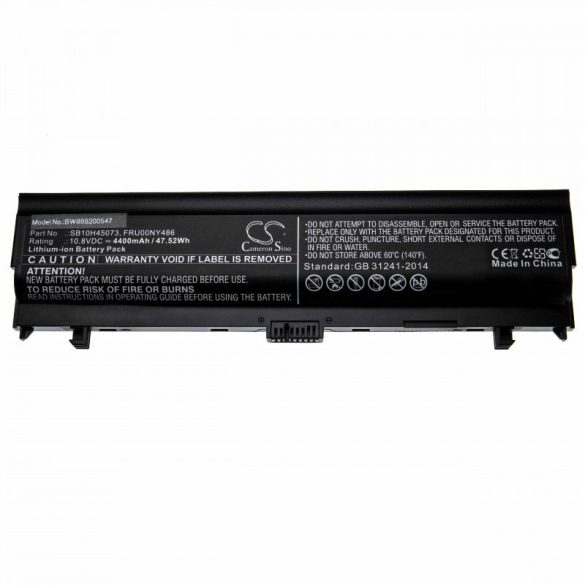 Lenovo Thinkpad L560 SB10H45073 4400mAh utángyártott akkumulátor