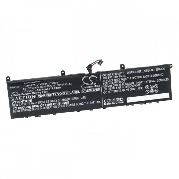 Lenovo ThinkPad P1 2019 20QTA00PCD L18M4P71 3250mAh utángyártott akkumulátor