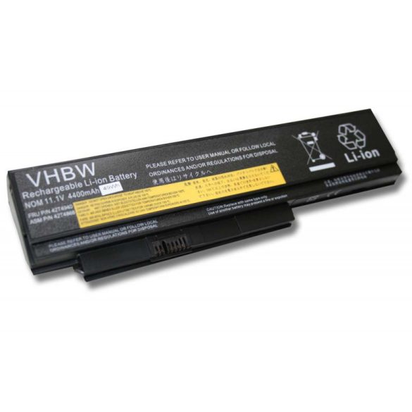 Lenovo Thinkpad X220 4400mAh utángyártott akkumulátor