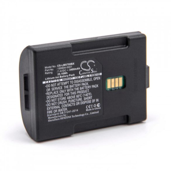 LXE MX7 3400mAh utángyártott akkumulátor