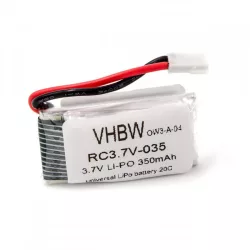   Helicopter Li-Polymer 3.7V 350mAh utángyártott akkumulátor