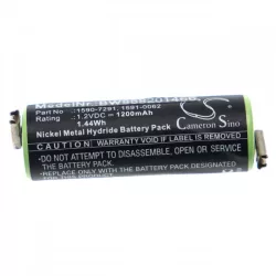   Moser ChroMini 1591, 1590-7291 1200mAh utángyártott akkumulátor - VHBW