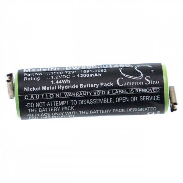 Moser ChroMini 1591, 1590-7291 1200mAh utángyártott akkumulátor