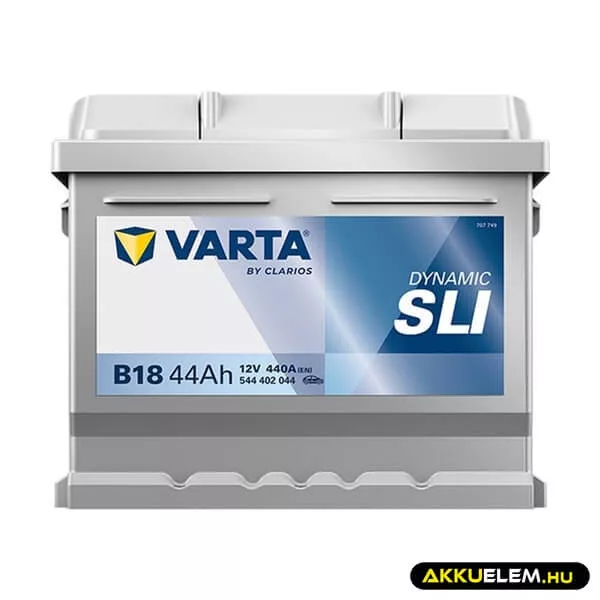 44Ah VARTA Dynamic B18 akkumulátor JOBB+ (544 402 044)