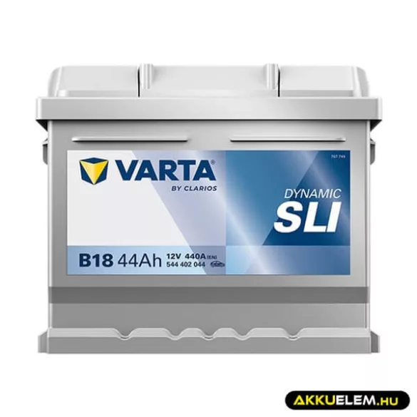 44Ah VARTA Dynamic B18 akkumulátor JOBB+ (544 402 044)