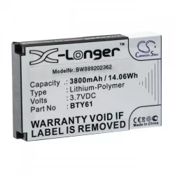 Newland MT66 3800mAh utángyártott akkumulátor - VHBW