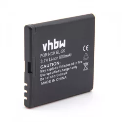 Nokia, BL-5K 900mAh utángyártott akkumulátor - VHBW