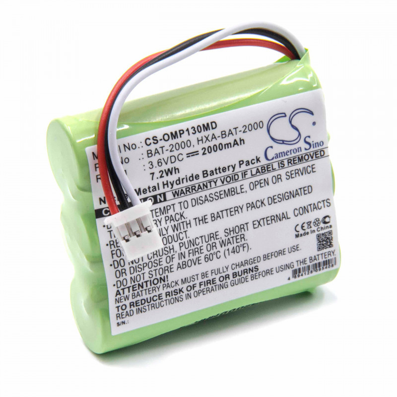 Omron HBP-1300, HBP1300 2000mAh utángyártott akkumulátor