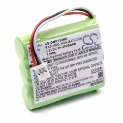   Omron HBP-1300, HBP1300 2000mAh utángyártott akkumulátor - VHBW
