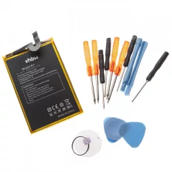   Oukitel K7, K10000 Max, 10000mAh + szerszám utángyártott akkumulátor - VHBW