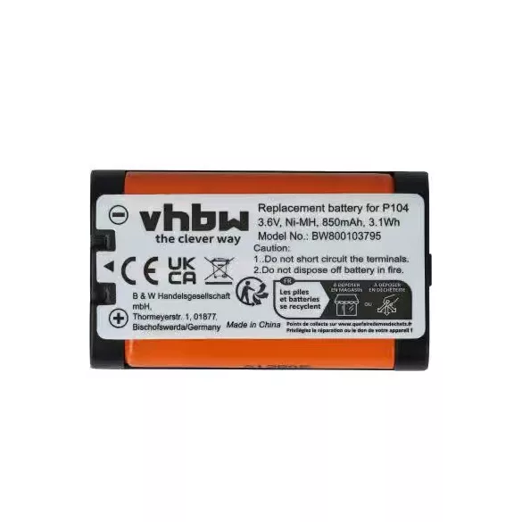 Panasonic KX-FG5210 850mAh utángyártott akkumulátor - VHBW
