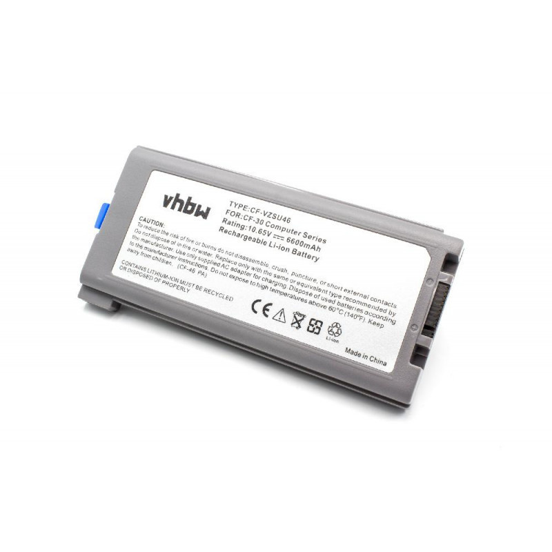 Panasonic Toughbook CF-30 CF-31 CF-53 6600mAh utángyártott akkumulátor