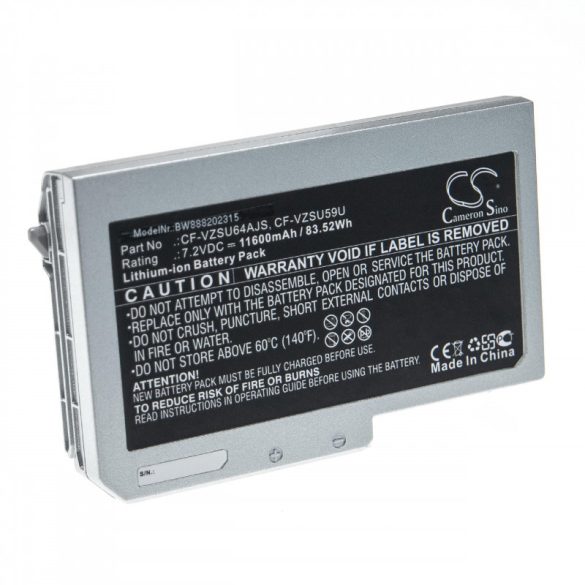 Panasonic Toughbook CF-N10 11600mAh utángyártott akkumulátor