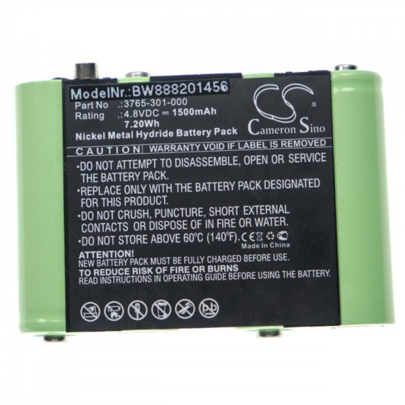 Peli 3769 3765-301-000 1500mAh utángyártott akkumulátor