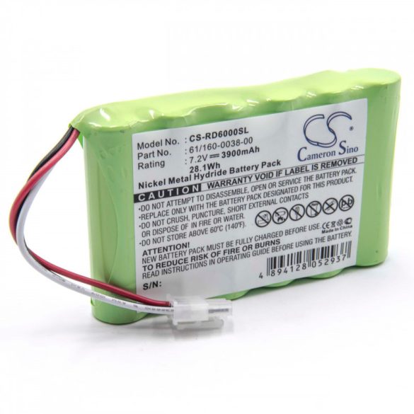 Riser Bond 6000 7.2V, NI-MH, 3900mAh utángyártott akkumulátor