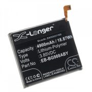   Samsung Galaxy S20 Ultra, EB-BG988ABY, 4900mAh utángyártott akkumulátor