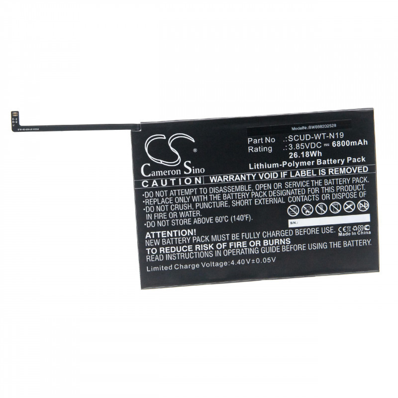 Samsung Galaxy Tab A7 10.4 2020, SM-T500 6800mAh utángyártott akkumulátor