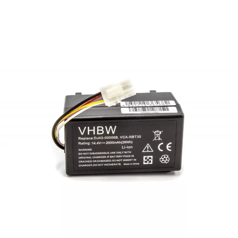 Samsung Navibot DJ43-00006B 14.4V 2000mAh Li-ion utángyártott porszívó akkumulátor