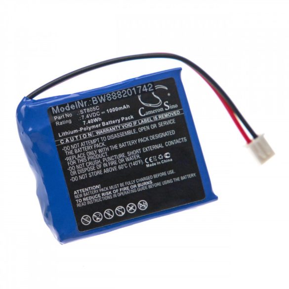 Senter ST805C, Li-Polymer, 7.4V, 1000mAh utángyártott akkumulátor