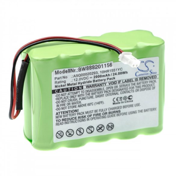 Siemens Sintony IC60-W-10 A5Q00020293 2000mAh utángyártott akkumulátor