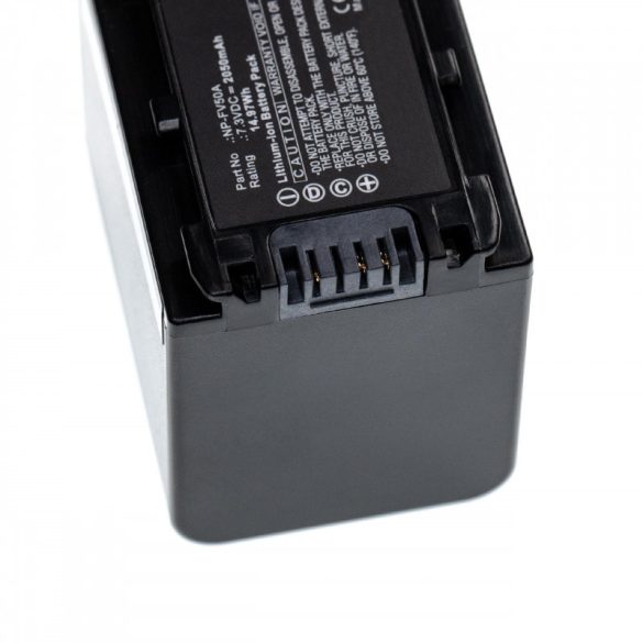 Sony FDR-AX700 NP-FV50A 2050mAh utángyártott akkumulátor