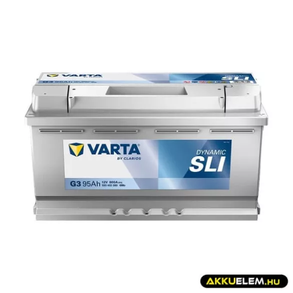 95Ah VARTA Dynamic G3 akkumulátor JOBB+ (595 402 080)
