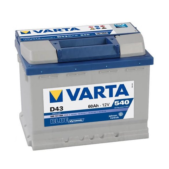 60Ah VARTA Blue Dynamic D43 akkumulátor bal+ (560 127 054)