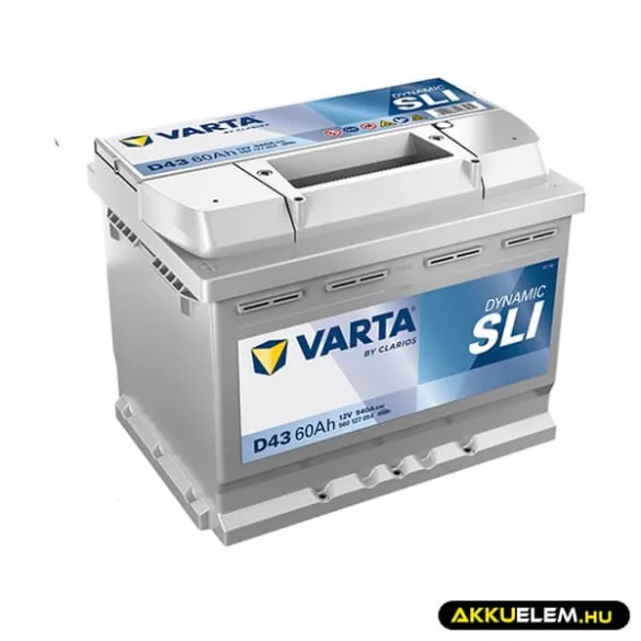 60Ah VARTA Dynamic D43 akkumulátor bal+ (560 127 054)