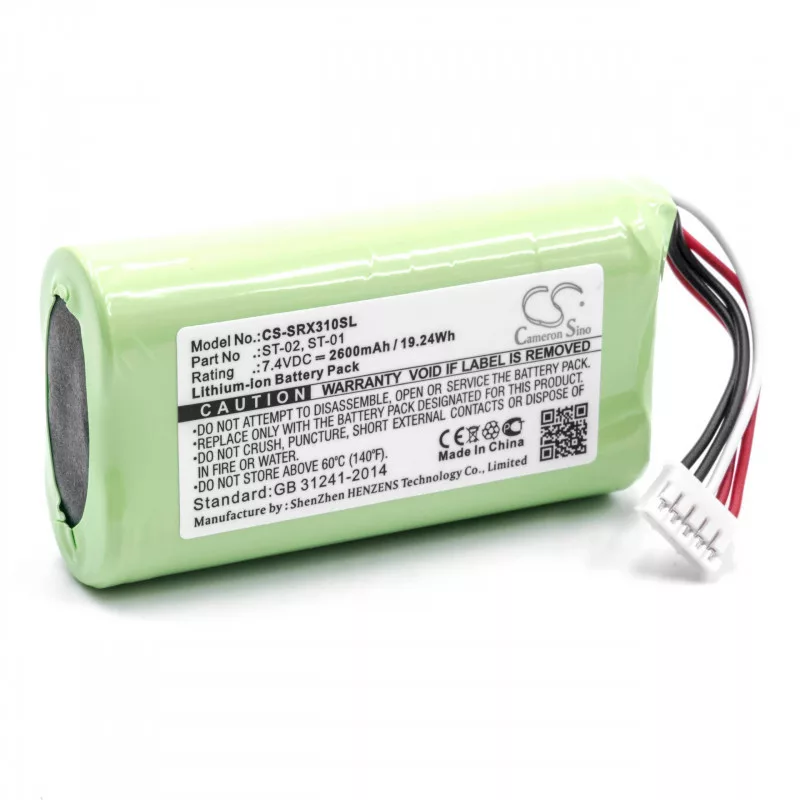 Sony SRS-X3 2600mAh utángyártott akkumulátor
