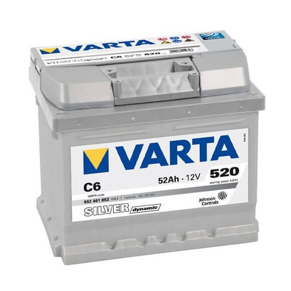 52Ah VARTA Silver Dynamic C6 akkumulátor JOBB+ (552 401 052)