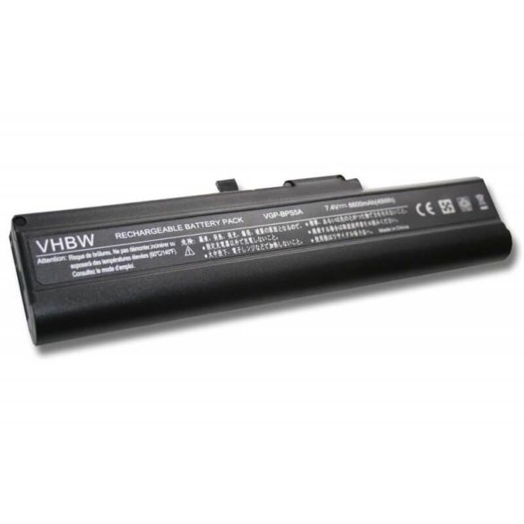 SONY VAIO BPS5 -- 6600mAh utángyártott akkumulátor