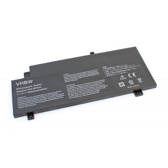 SONY VAIO VGP-BPS34 3600mAh utángyártott akkumulátor