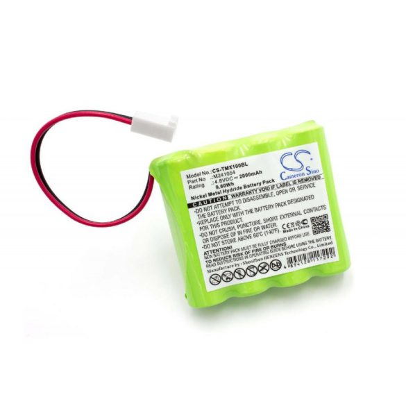 Teleradio LE-TX-MX10 MD10 MN6 NI-MH 4.8V 2000mAh utángyártott akkumulátor