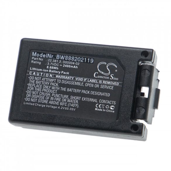 Teleradio TG-T11 PN-T19 Transmitter 22.381.2 2400mAh utángyártott akkumulátor