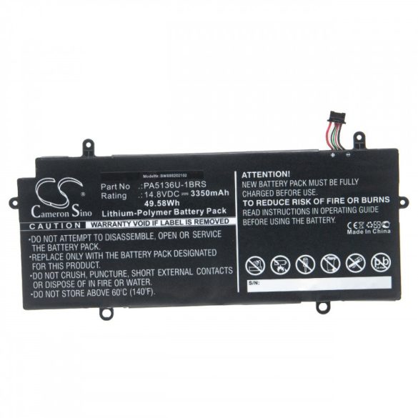 Toshiba Portege Z30 PA5136U-1BRS 3350mAh utángyártott akkumulátor