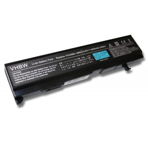 Toshiba Satellite A100 -- 4400mAh utángyártott akkumulátor