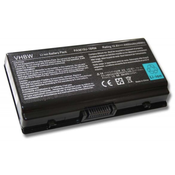 Toshiba Satellite L45 PA3615U 4400mAh utángyártott akkumulátor