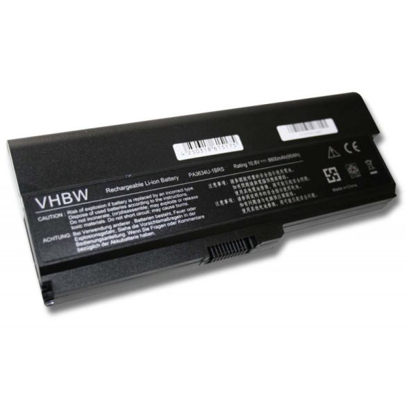 Toshiba Satellite M300 8800mAh utángyártott akkumulátor