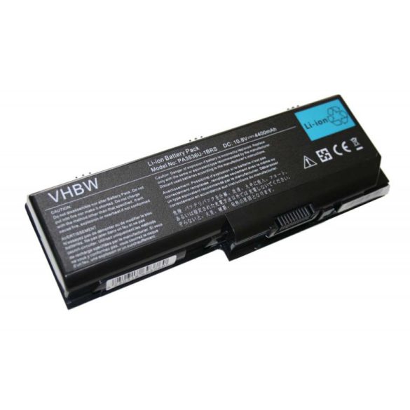 Toshiba Satellite P200 4400mAh utángyártott akkumulátor