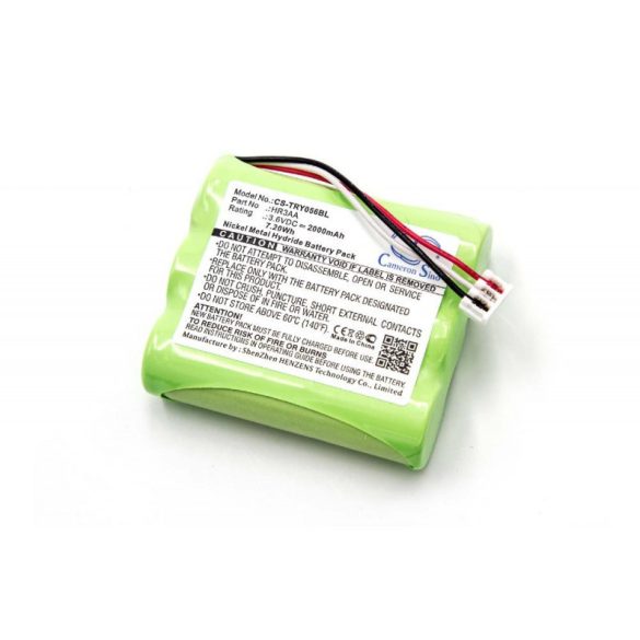 Tyro 55.00.56 NI-MH 3.6V 2000mAh utángyártott akkumulátor