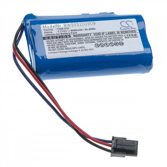 Wolf Garten Power 100 7086-918 6000mAh utángyártott akkumulátor