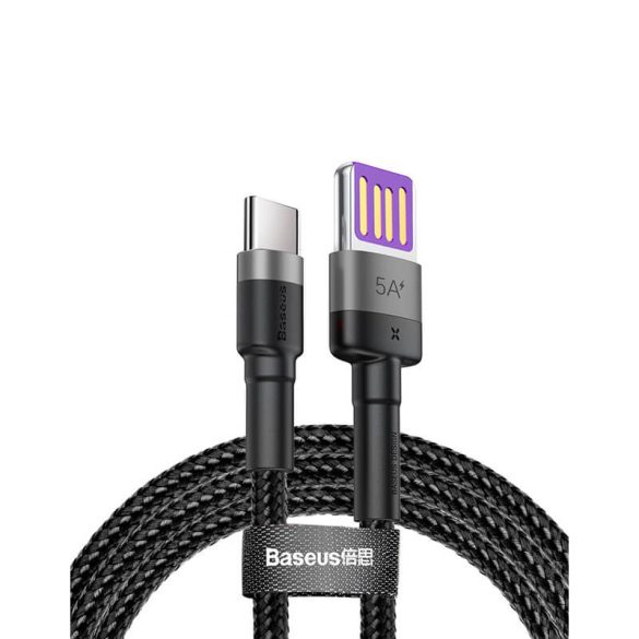 Baseus 2* USB Type-C PD 2.0 100cm 5A 40W gyorstöltő kábel