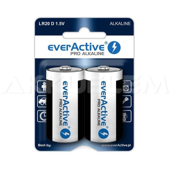 everActive LR20 D elem GP 13A alkáli bliszter (ár/darab)