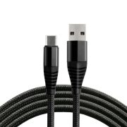 everActive USB-C kábel 5A 1 m fekete szőtt