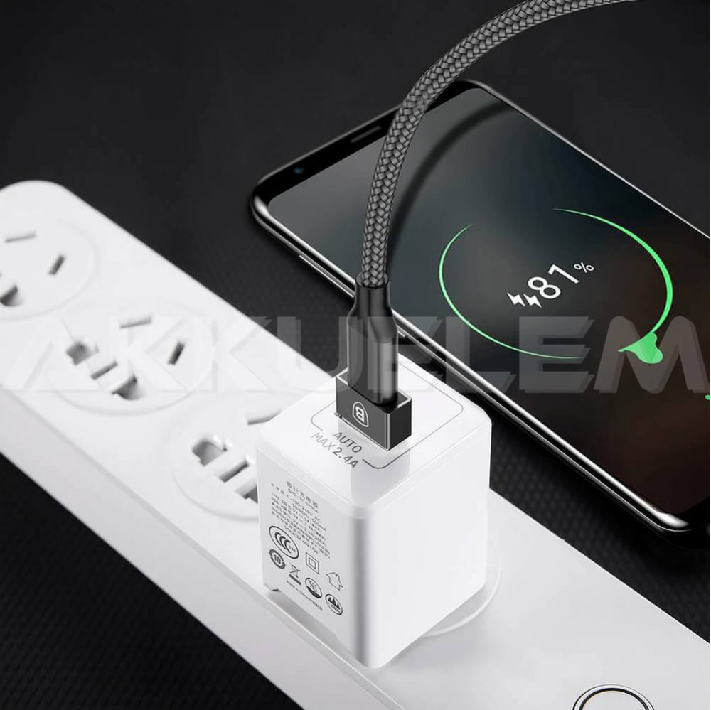 Baseus USB-USB-C átalakító adapter 2,4A