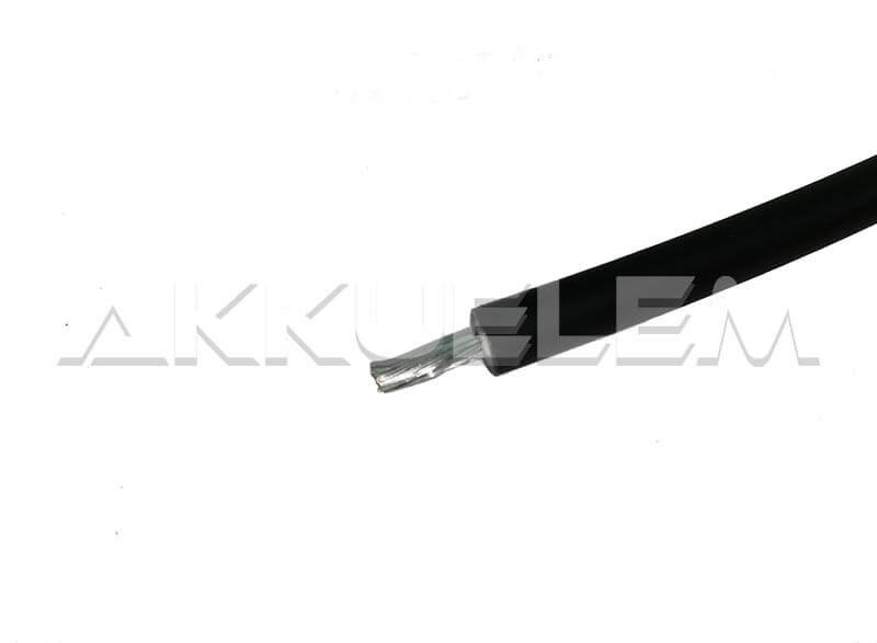 Napelem Kábel Réz H1Z2Z2-K 1x6 Fekete