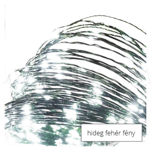 Karácsonyi fényfüzér NANO fehér 40 LED 4+5m IP44 230V kül- és beltéri