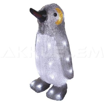   Karácsonyi pingvin PENGUIN 30 LED 20x35cm IP44 időzítővel 230V kül- és beltéri