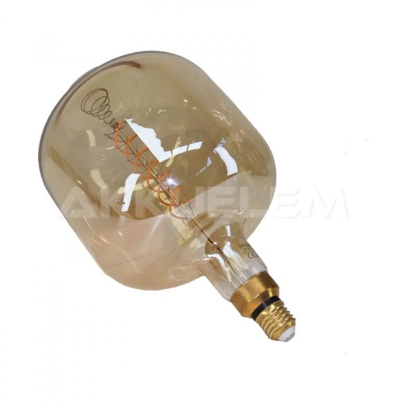 Avide Jumbo Filament E27 LED 8W Ross 180*295mm Amber 2400K dimm